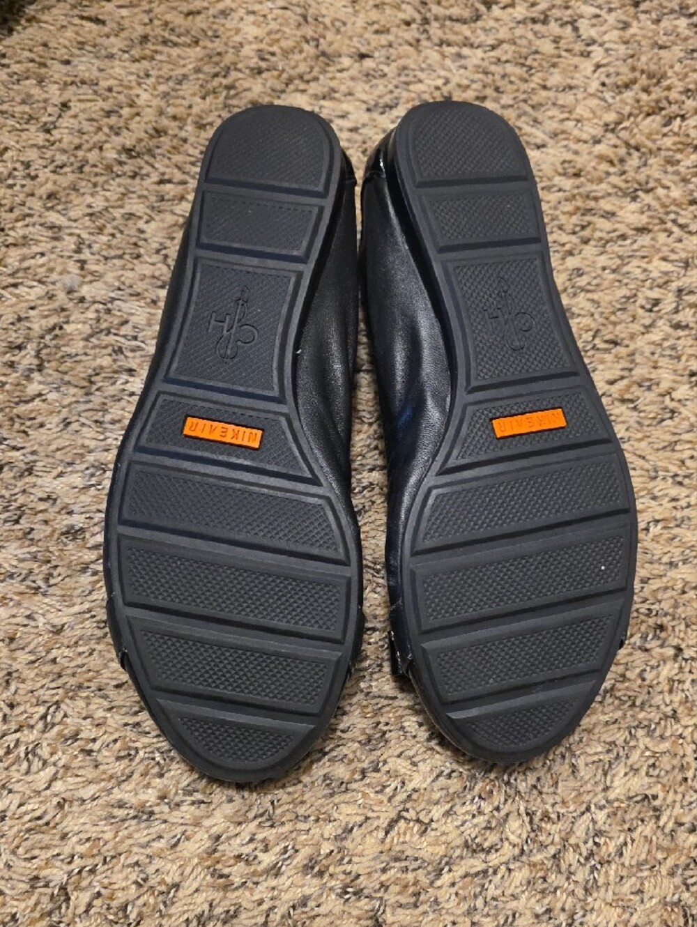 Cole Haan Black Patent Ballet Flats with Bow - Picture 2 of 3